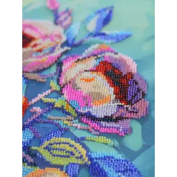 Haupt-Perlenstickerei-Set „Rosen für die Seele“ 31x30 cm AAB-945