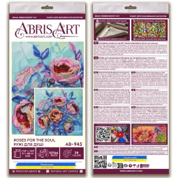 Main Bead Embroidery Kit "Roses for the Soul" 31x30 cm AAB-945