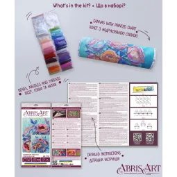 Основной набор для вышивания бисером «Розы для души» 31x30 cm AAB-945