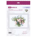 Kryželiu siuvinėjimo rinkinys "Švelnios ramunės" 30x21 cm SR2277