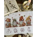 Набор для вышивания крестиком "Осенние гномы" 32х21,5 см SANO-34