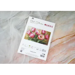 Kreuzstich-Set "Anmutige Tulpen" 35x20cm SG718