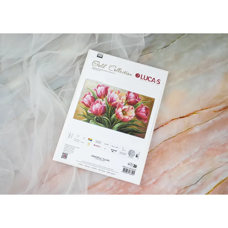 Kit Petit Point "Tulipes Graciles" 35x20cm SG718