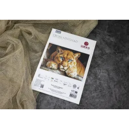 Набор для вышивания крестиком "Дикий дух" 48x32cm SBU5081