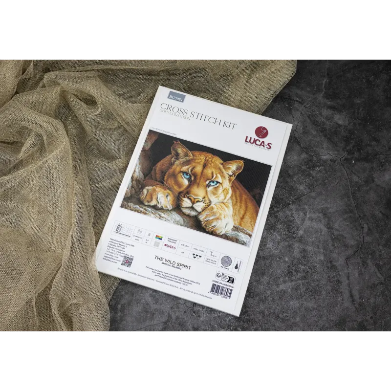 Набор для вышивания крестиком "Дикий дух" 48x32cm SBU5081