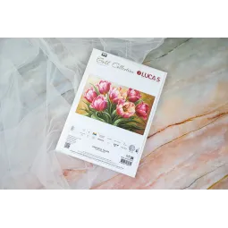 Cross Stitch Kit "Graceful Tulips" 56x32cm SB718