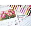 Kit de point de croix "Tulipes gracieuses" 56x32cm SB718