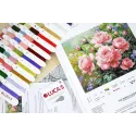 Kreuzstich-Set "Der Rosengarten" 27,5x22cm SG717