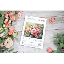 Cross Stitch Kit "The Roses Garden" 44x35cm SB717