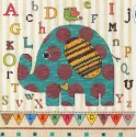 Набор для вышивания крестиком Baby elephant 25x25 см D70-73988
