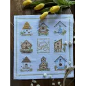 Набор для вышивания крестом «Скворечники» 32 х 35 cm SANS-74
