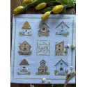 Набор для вышивания крестом «Скворечники» 32 х 35 cm SANS-74
