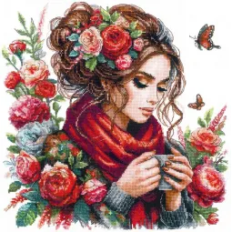 Cross stitch kit "Harmony" 24 х 24 cm SANG-10