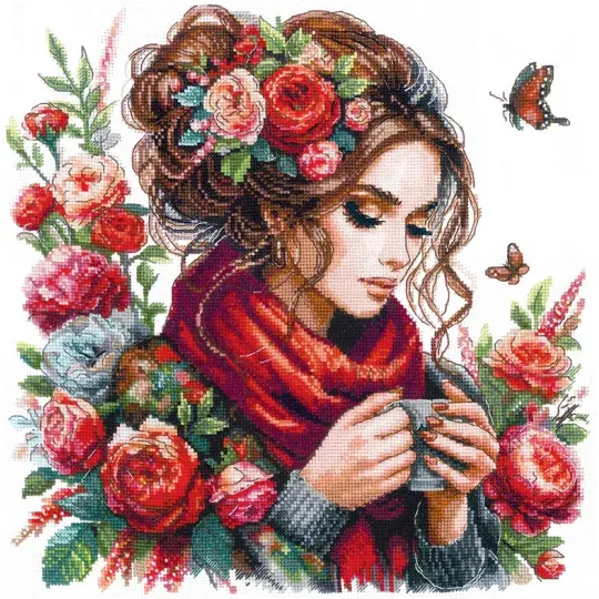 Cross stitch kit "Harmony" 24 х 24 cm SANG-10