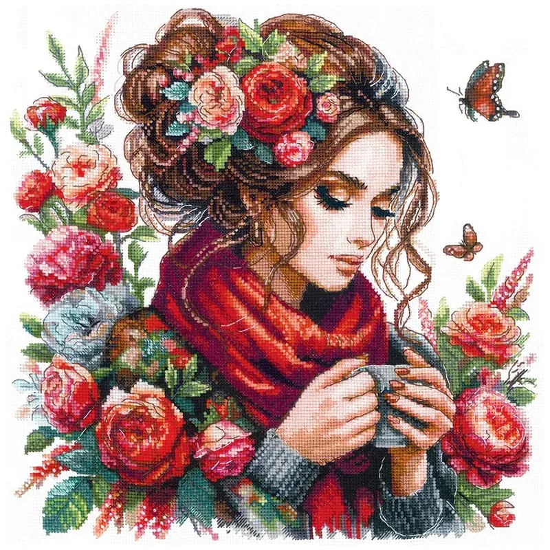 Cross stitch kit "Harmony" 24 х 24 cm SANG-10