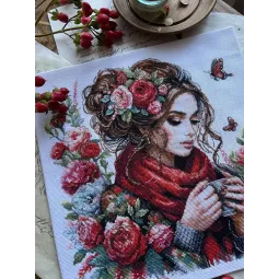 Cross stitch kit "Harmony" 24 х 24 cm SANG-10
