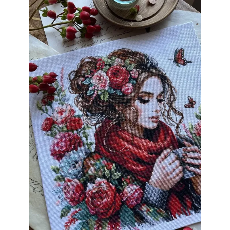 Cross stitch kit "Harmony" 24 х 24 cm SANG-10