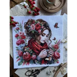 Siuvinėjimo kryželiu rinkinys "Harmony" 24 х 24 cm SANG-10