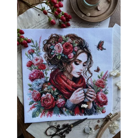 Cross stitch kit "Harmony" 24 х 24 cm SANG-10