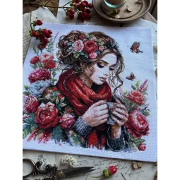 Cross stitch kit "Harmony" 24 х 24 cm SANG-10