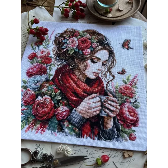 Cross stitch kit "Harmony" 24 х 24 cm SANG-10