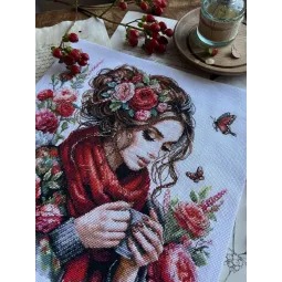 Cross stitch kit "Harmony" 24 х 24 cm SANG-10