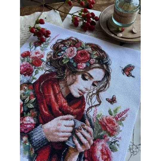 Cross stitch kit "Harmony" 24 х 24 cm SANG-10