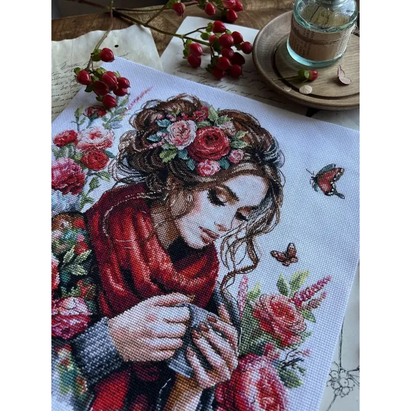 Cross stitch kit "Harmony" 24 х 24 cm SANG-10