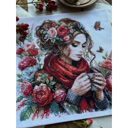 Cross stitch kit "Harmony" 24 х 24 cm SANG-10