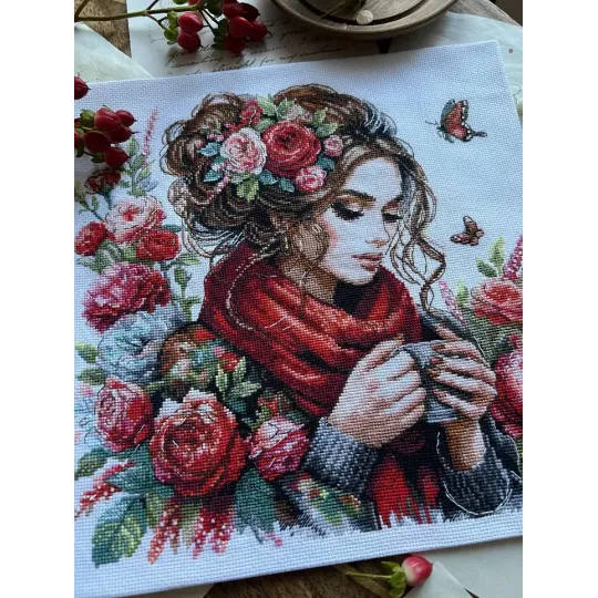 Cross stitch kit "Harmony" 24 х 24 cm SANG-10