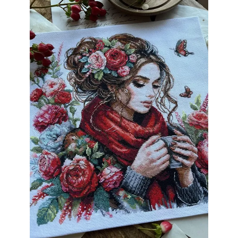 Cross stitch kit "Harmony" 24 х 24 cm SANG-10