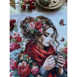Cross stitch kit "Harmony" 24 х 24 cm SANG-10