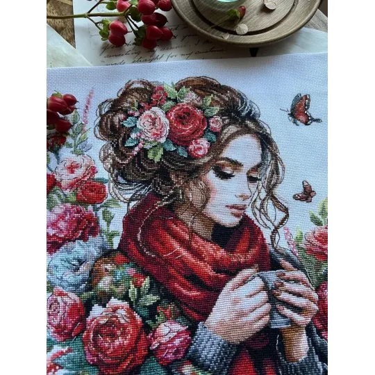 Cross stitch kit "Harmony" 24 х 24 cm SANG-10