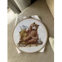 Cross stitch kit "Tea party" 20 х 18,5 cm SANCH-11