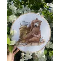 Cross stitch kit "Tea party" 20 х 18,5 cm SANCH-11