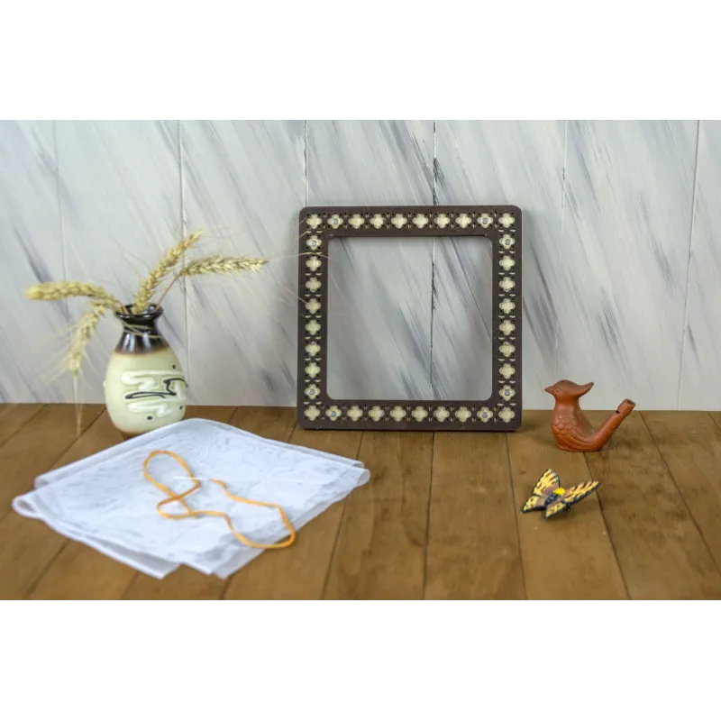 Пяльцы с магнитами 19x19 см (Венге) PM-019-1919W