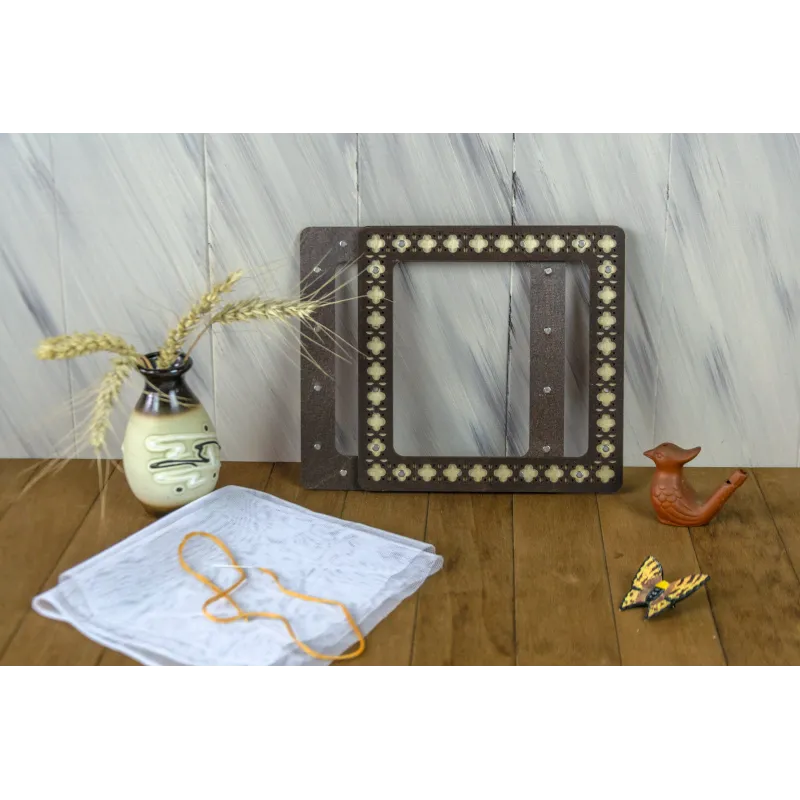 Пяльцы с магнитами 19x19 см (Венге) PM-019-1919W