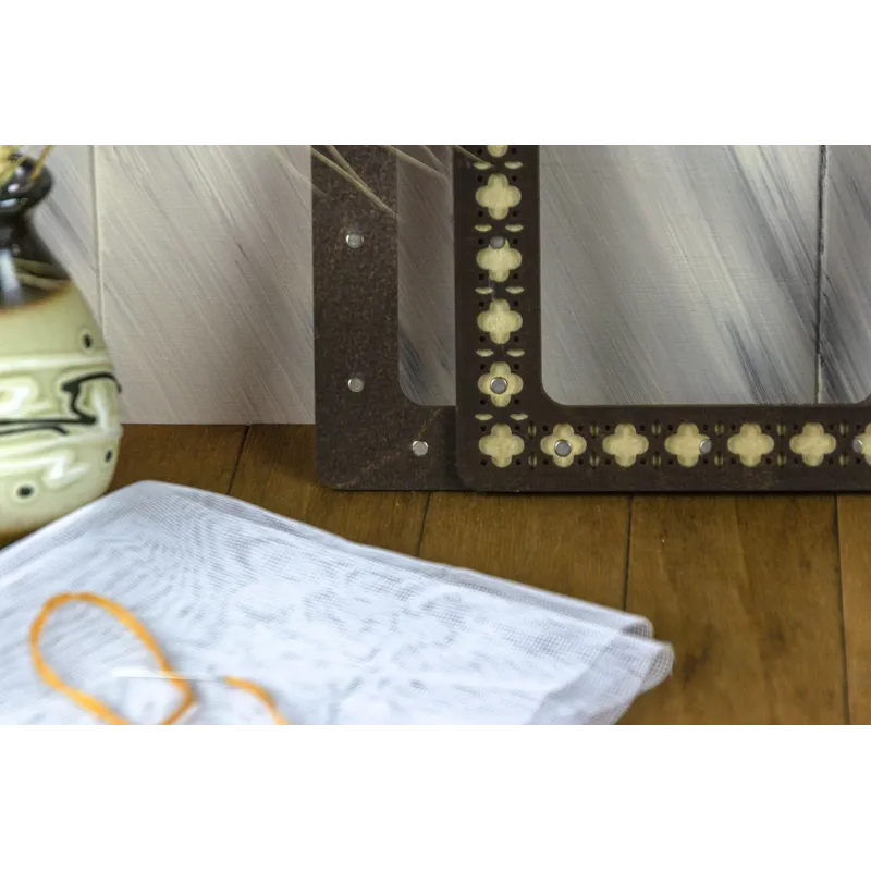 Пяльцы с магнитами 19x19 см (Венге) PM-019-1919W