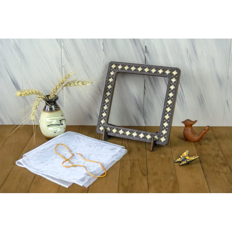 Пяльцы с магнитами 19x19 см (Венге) PM-019-1919W