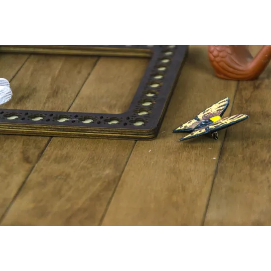 Пяльцы с магнитами 19x19 см (Венге) PM-019-1919W