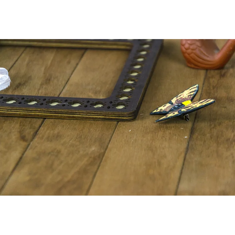 Пяльцы с магнитами 19x19 см (Венге) PM-019-1919W