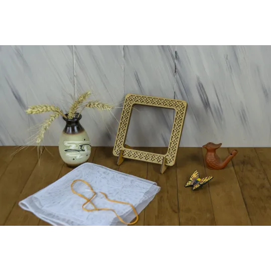 Пяльцы с магнитами 14x14 см (Дуб) PM-019-1414O