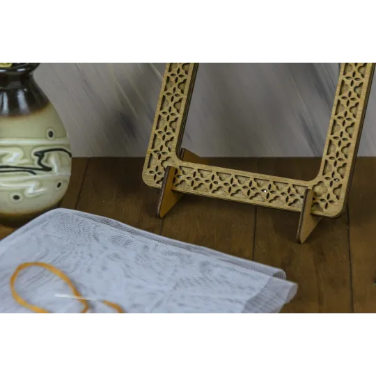 Пяльцы с магнитами 14x14 см (Дуб) PM-019-1414O