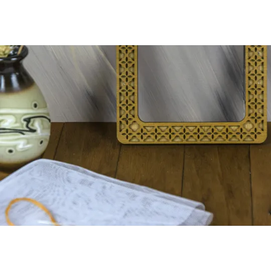 Пяльцы с магнитами 14x14 см (Дуб) PM-019-1414O