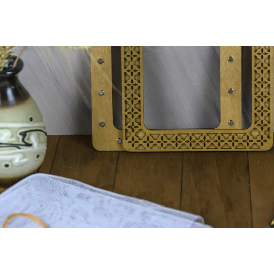 Cercle avec aimants 14x14 cm (Chêne) PM-019-1414O