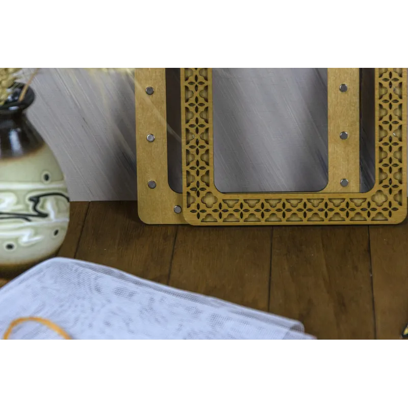 Пяльцы с магнитами 14x14 см (Дуб) PM-019-1414O