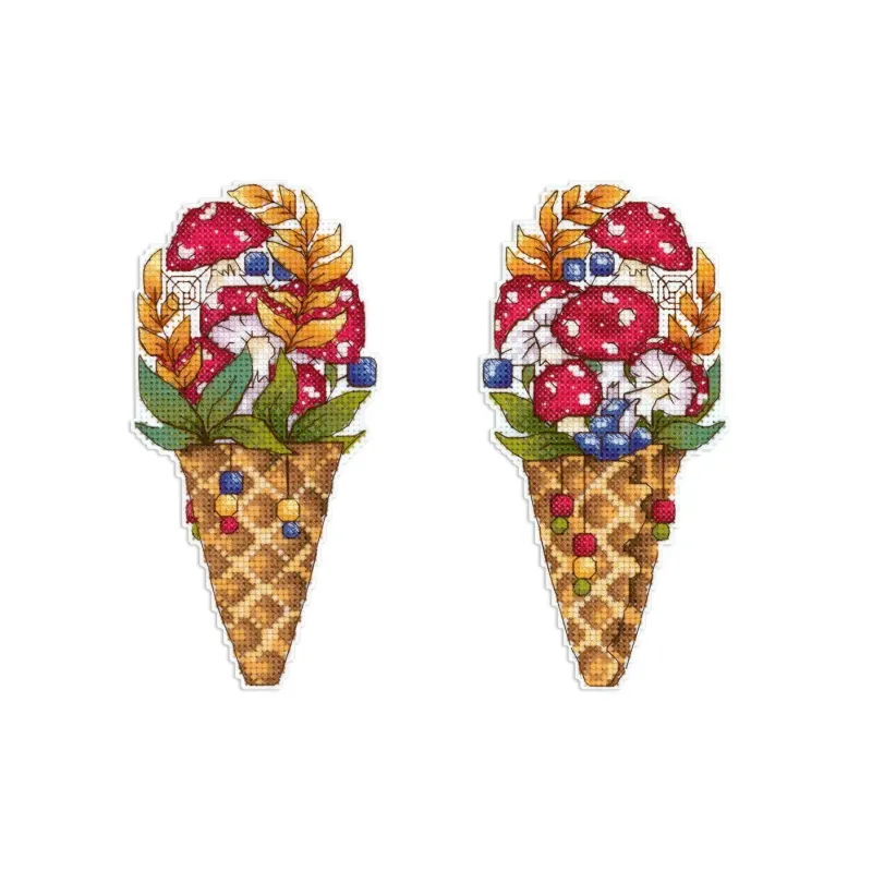 Набор для вышивания крестом «Вкус осени» 17x8 см SR-1152