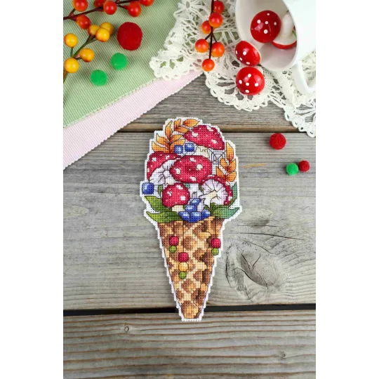 Набор для вышивания крестом «Вкус осени» 17x8 см SR-1152