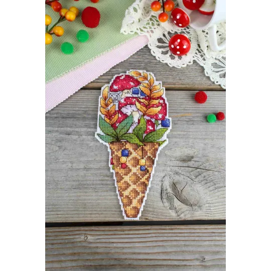 Набор для вышивания крестом «Вкус осени» 17x8 см SR-1152