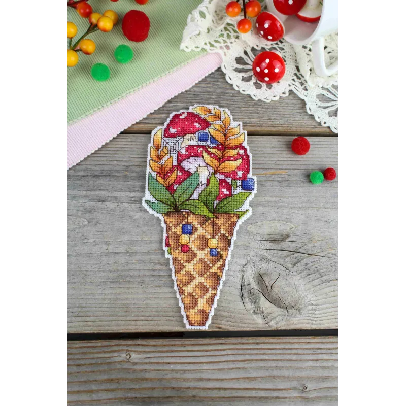 Набор для вышивания крестом «Вкус осени» 17x8 см SR-1152